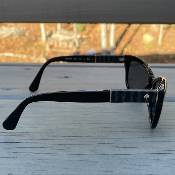 Kate Spade Johanna 2/S Rectangular Sunglasses 0807 Black 9O Dark Gray Gradient